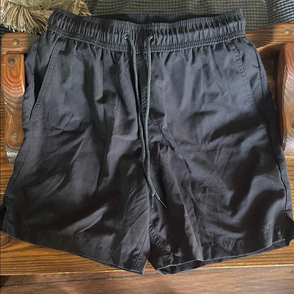 George Black Men's Swim Trunks with Drawstring